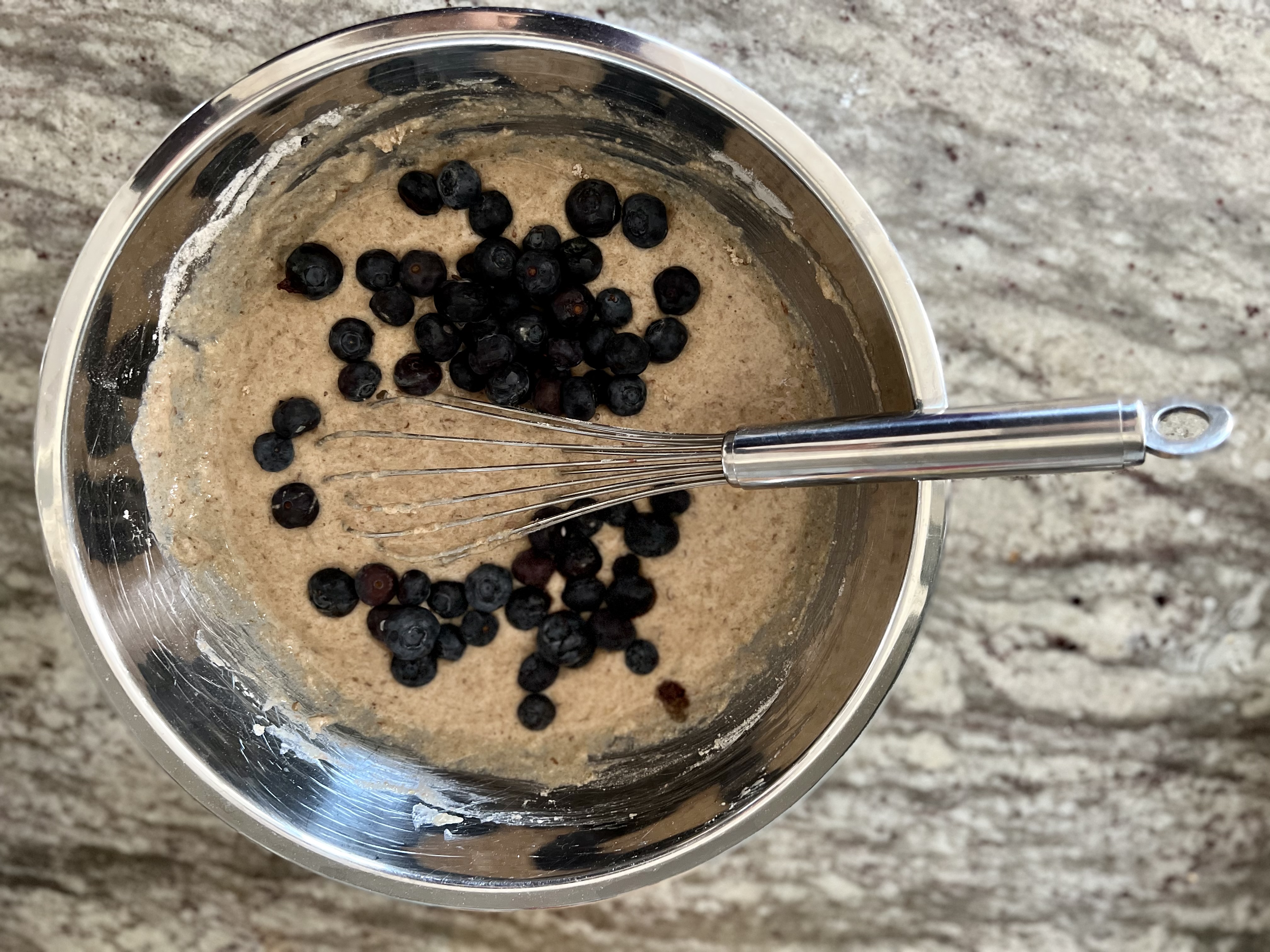 Vegan Banana Blueberry Pancakes