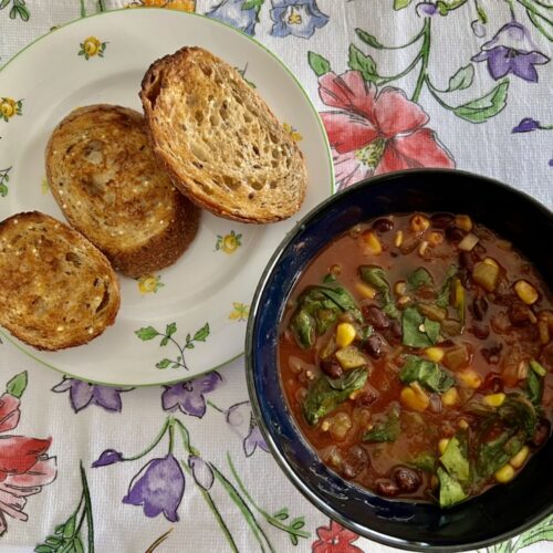 Vegan Mexican Black Bean Soup Susans Vegan Journey