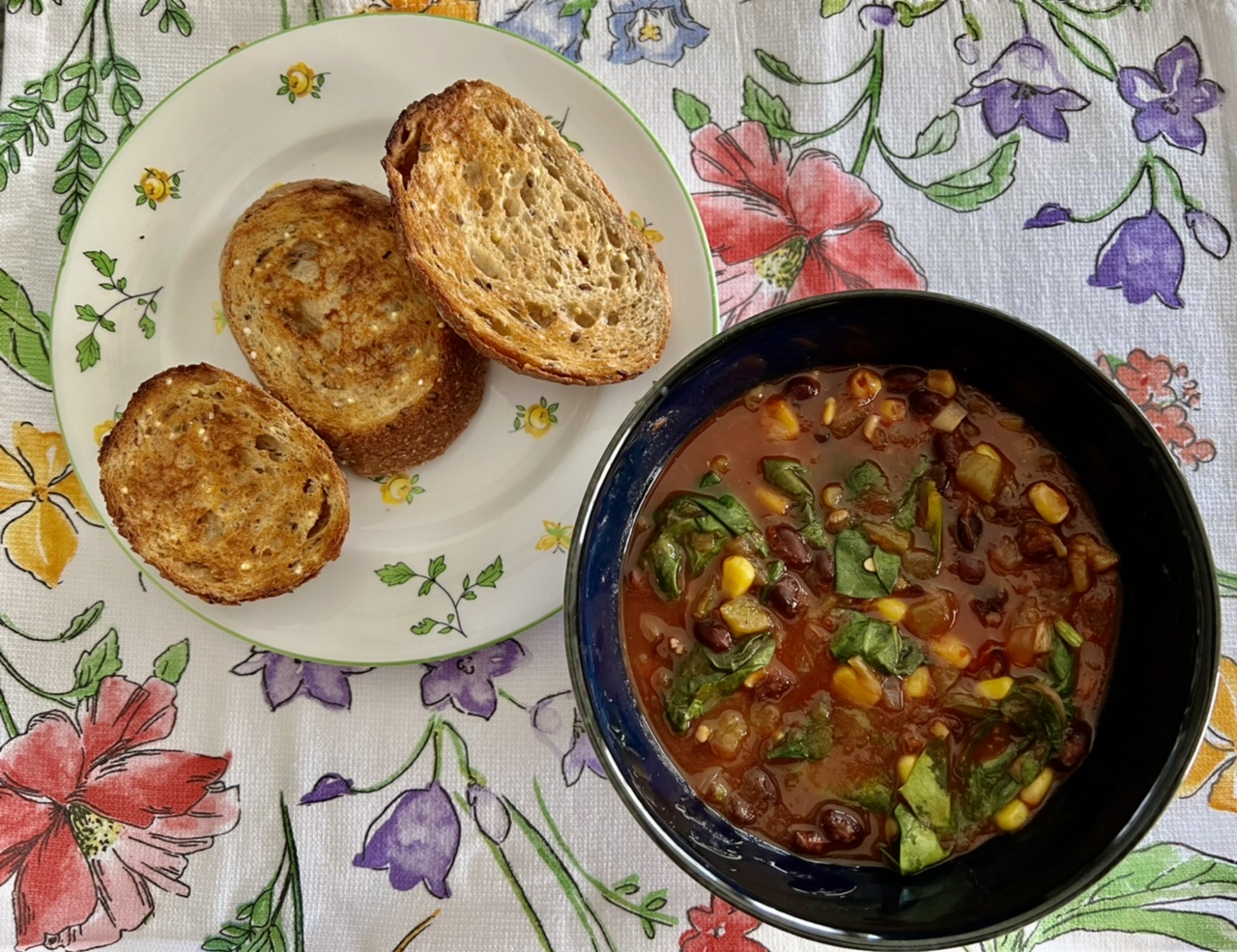 Vegan Mexican Black Bean Soup