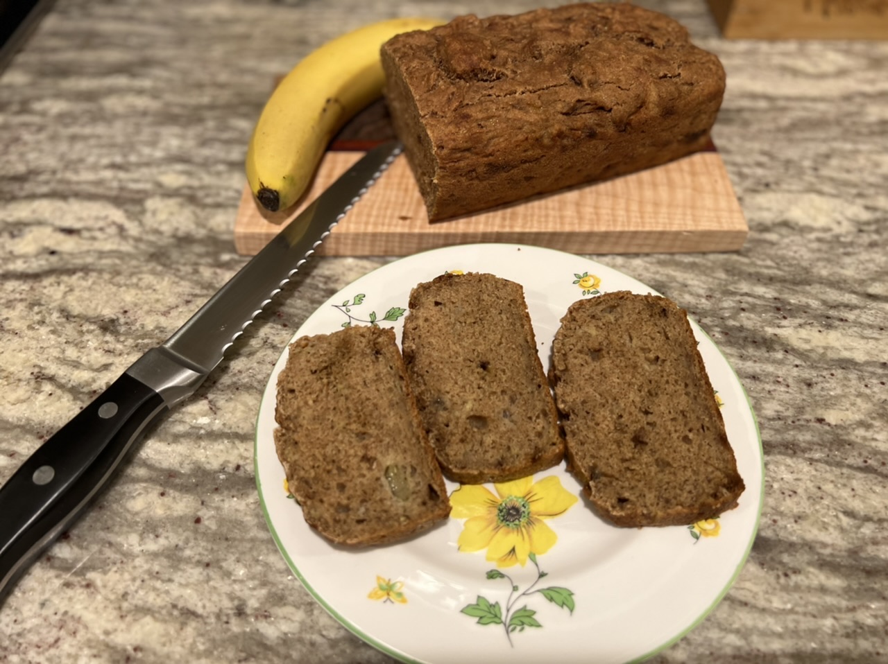 Vegan Oil Free Banana Bread