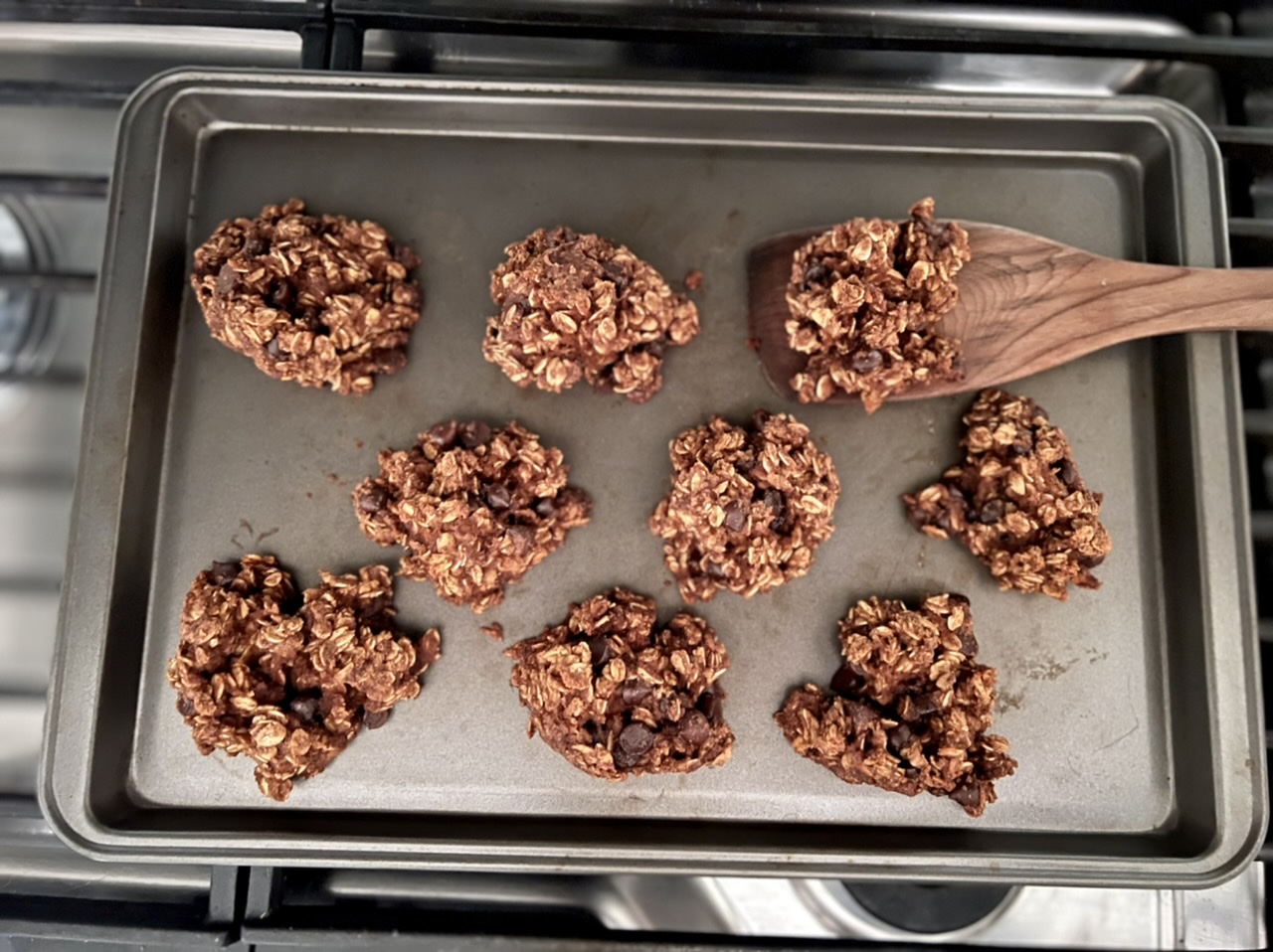 Vegan Oatmeal Chocolate Chip Cookies