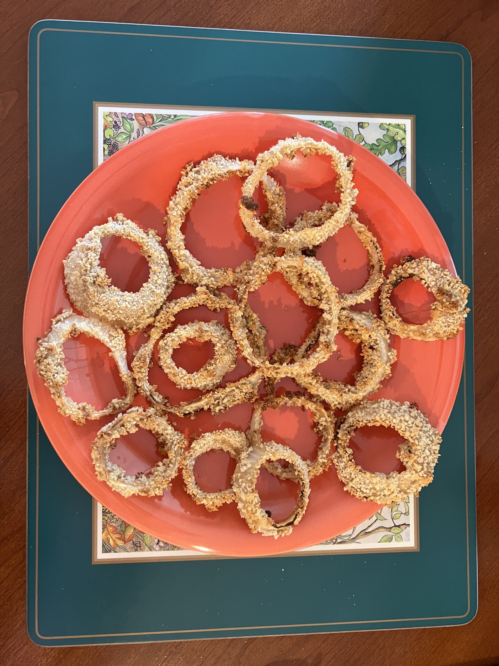 Crispy Vegan Baked Onion Rings