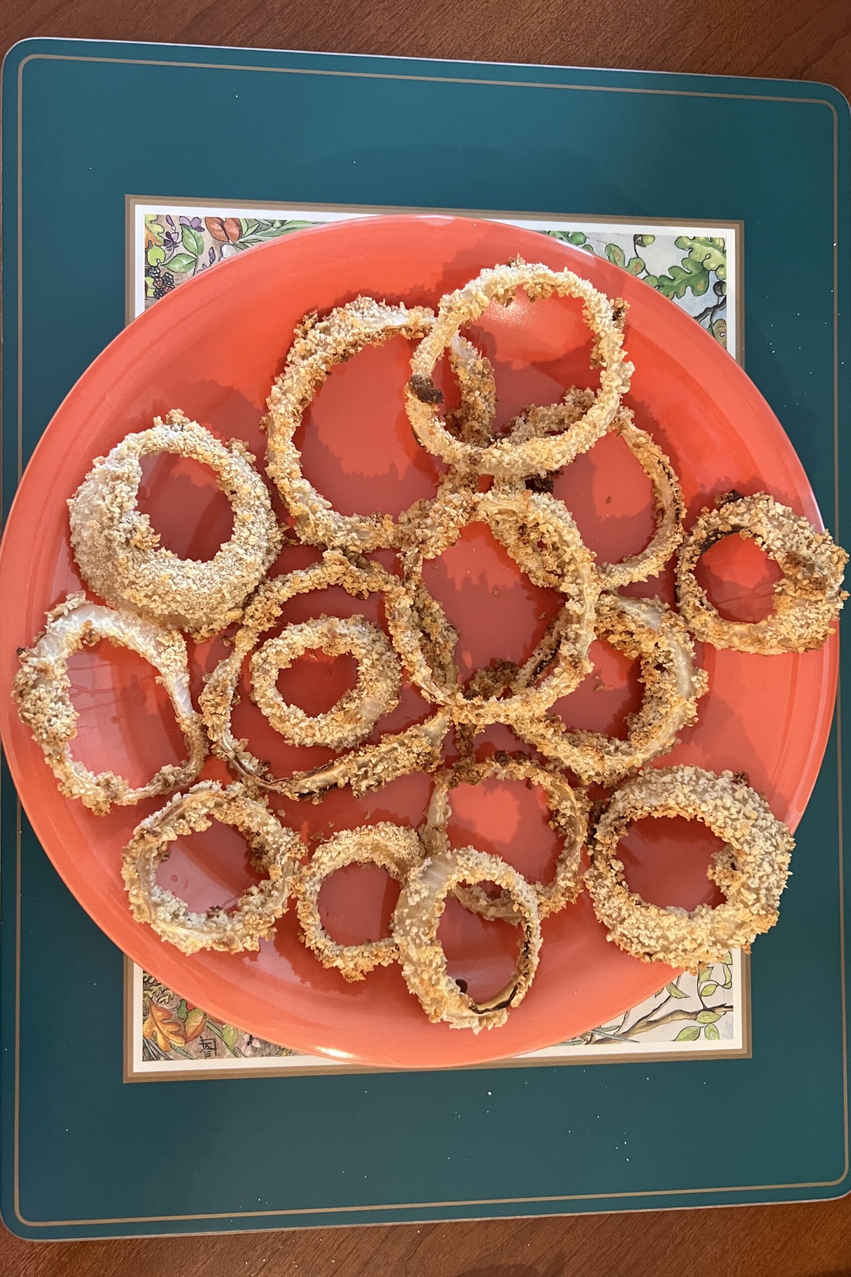 Crispy Vegan Baked Onion Rings